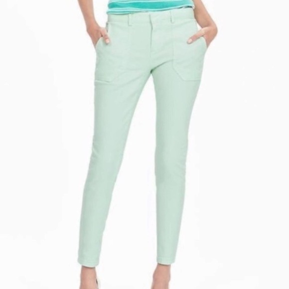 Banana Republic Sloan Trouser Jeans Skinny Lime 2 - Picture 1 of 9